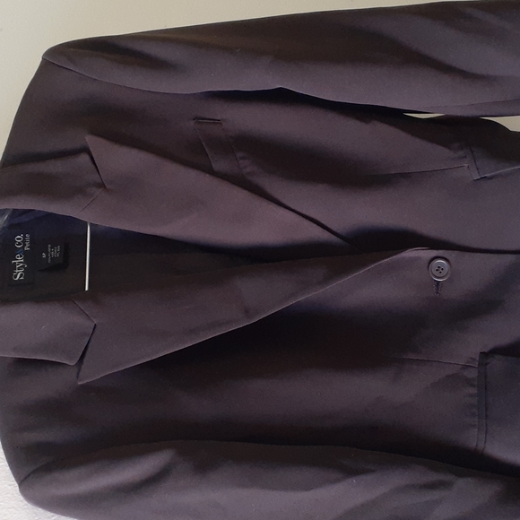 Style & Co blazer choc Brown jacket 6p New tag - Picture 3 of 4